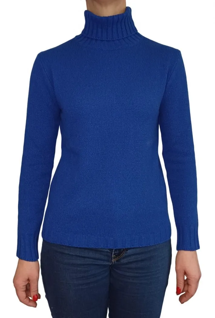 Maglia Donna Collo Alto Cashmere Rigenerato
