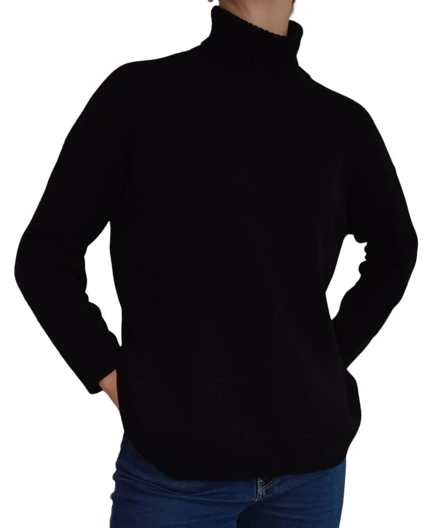Maglia Donna Over Collo Alto Cashmere Rigenerato