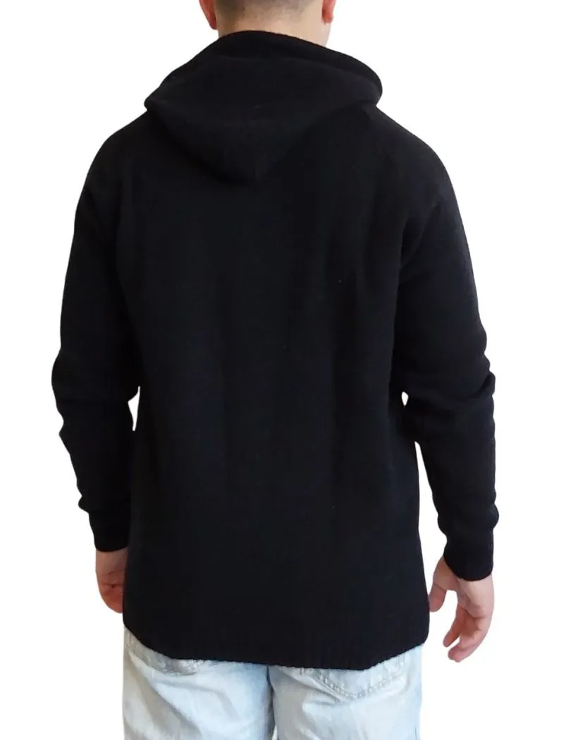 Maglia Uomo con Cappuccio Cashmere Rigenerato
