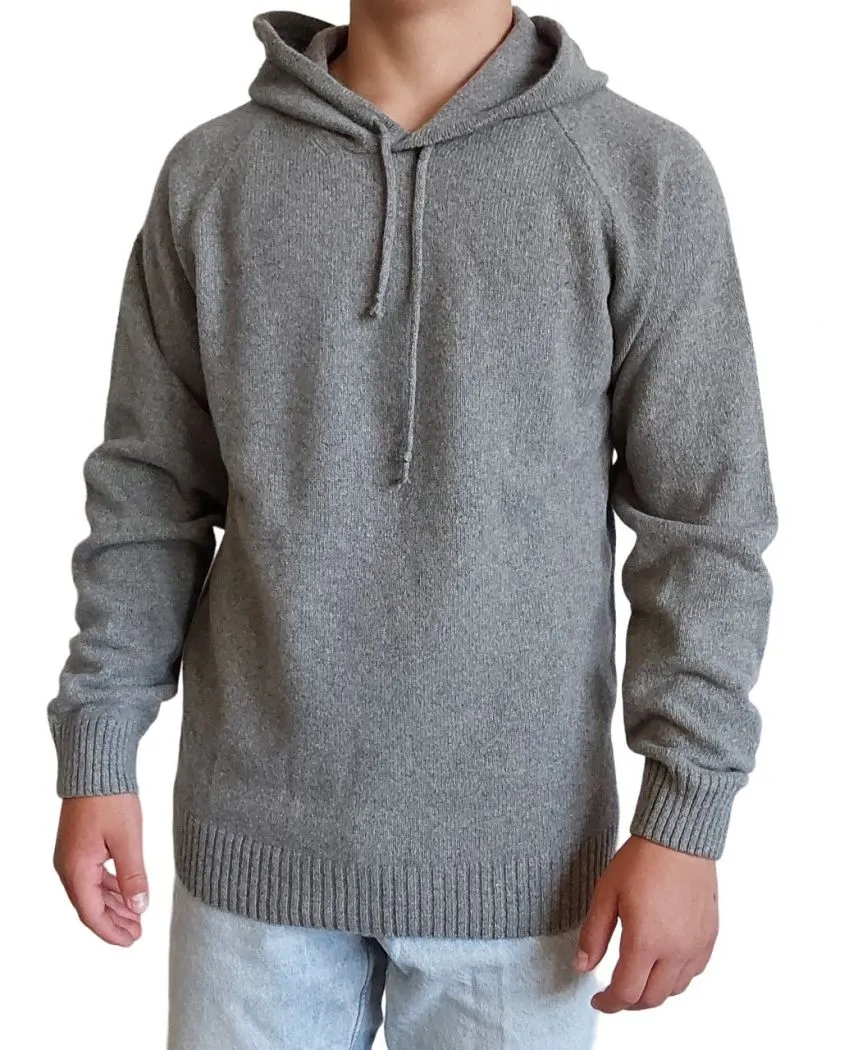 Maglia Uomo con Cappuccio Cashmere Rigenerato