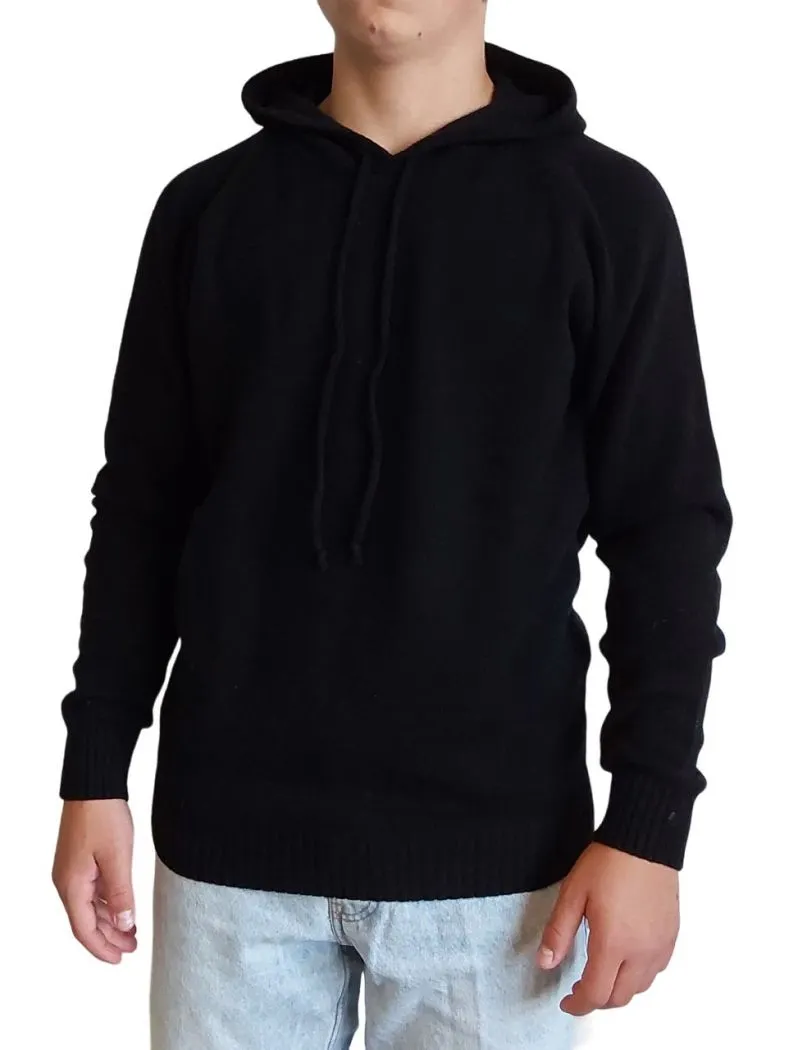 Maglia Uomo con Cappuccio Cashmere Rigenerato