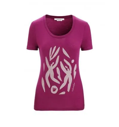 Maglietta Icebreaker Tech Lite II IB Nature (Go Berry) Donna