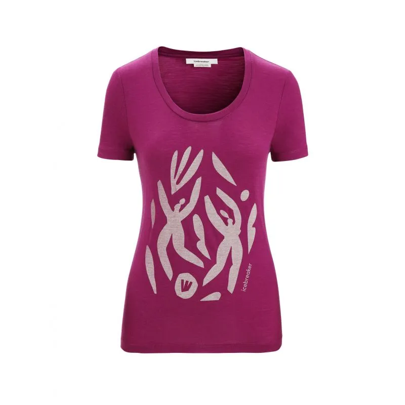 Maglietta Icebreaker Tech Lite II IB Nature (Go Berry) Donna