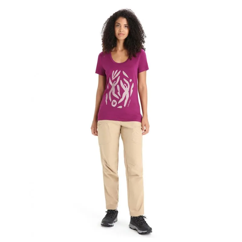 Maglietta Icebreaker Tech Lite II IB Nature (Go Berry) Donna
