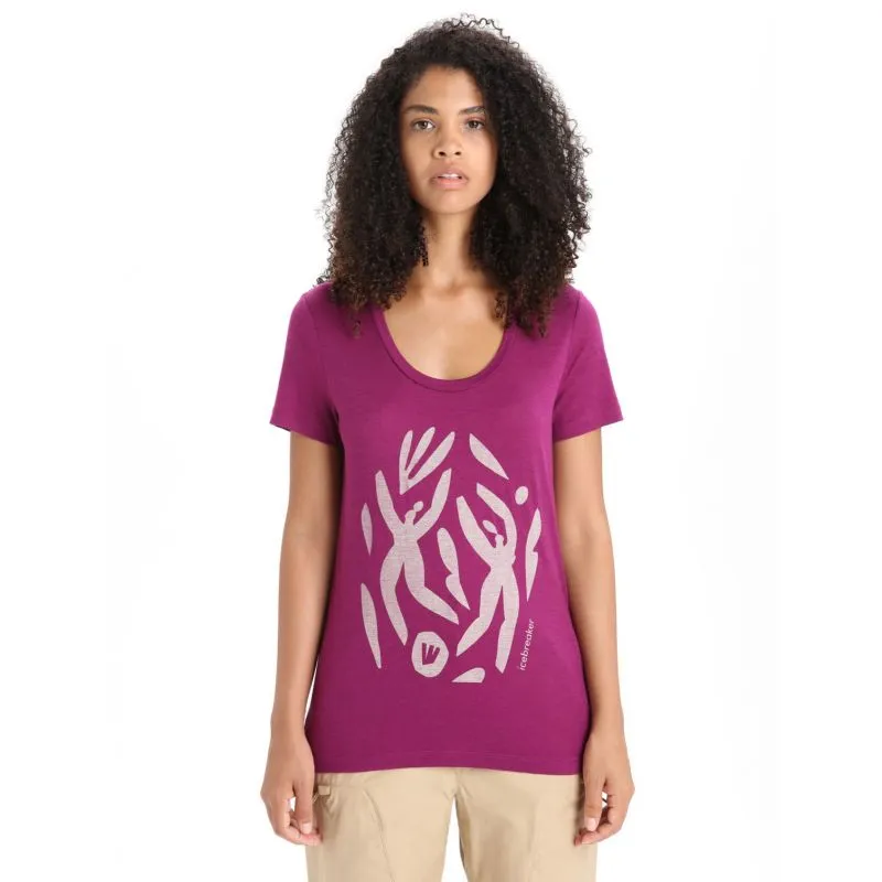 Maglietta Icebreaker Tech Lite II IB Nature (Go Berry) Donna