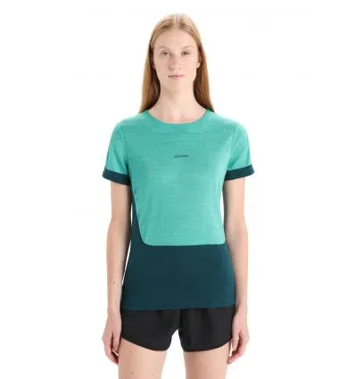 Maglietta Icebreaker Zoneknit (Fresh Heather/Green Glory) Donna