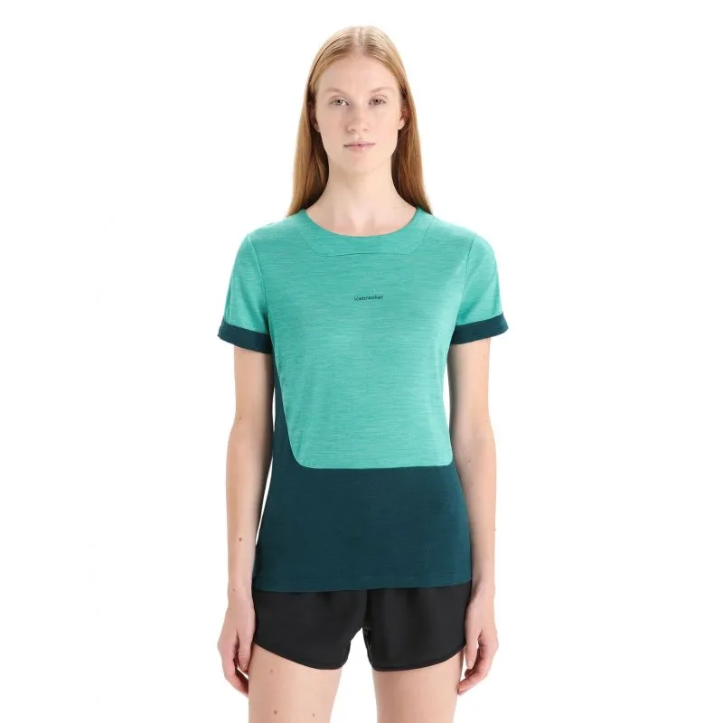 Maglietta Icebreaker Zoneknit (Fresh Heather/Green Glory) Donna