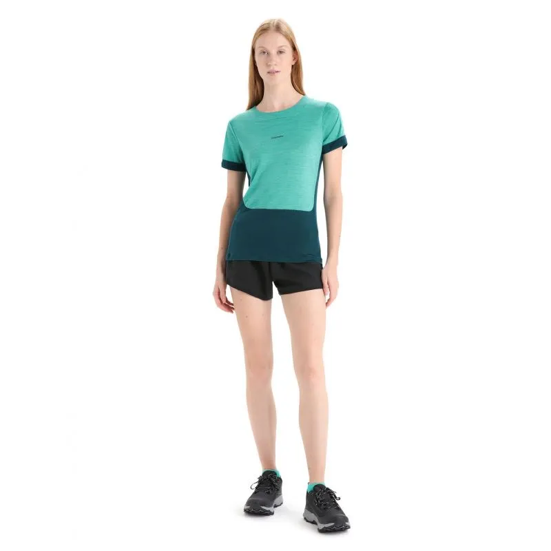 Maglietta Icebreaker Zoneknit (Fresh Heather/Green Glory) Donna