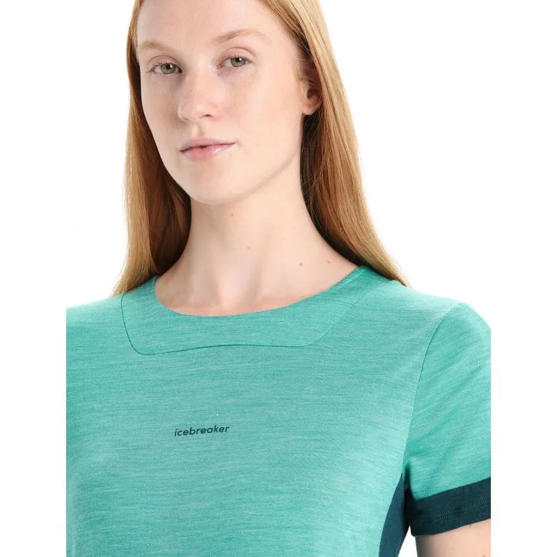 Maglietta Icebreaker Zoneknit (Fresh Heather/Green Glory) Donna