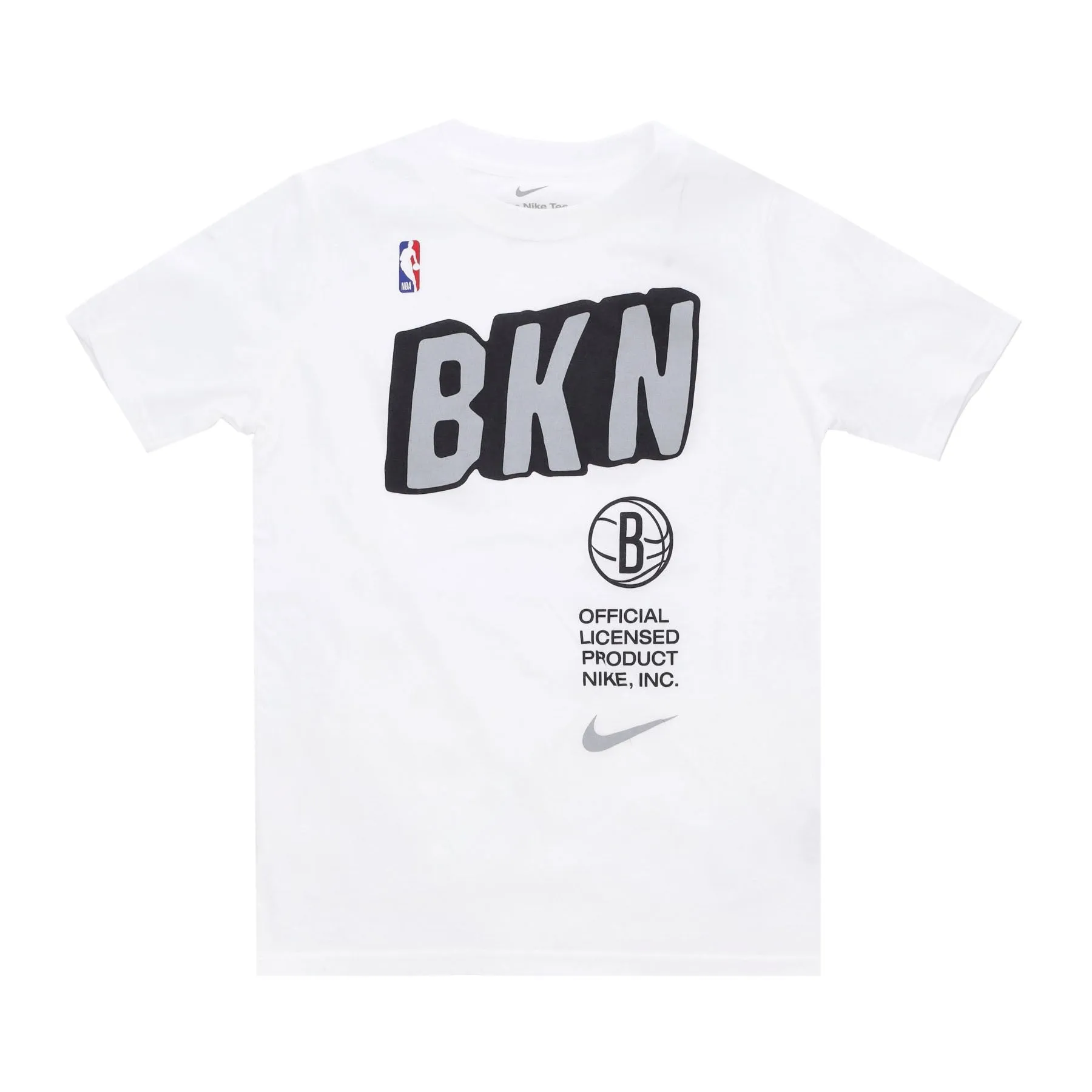 Maglietta Ragazzo Nba Essential Block Tee Bronet White/original Team Colors