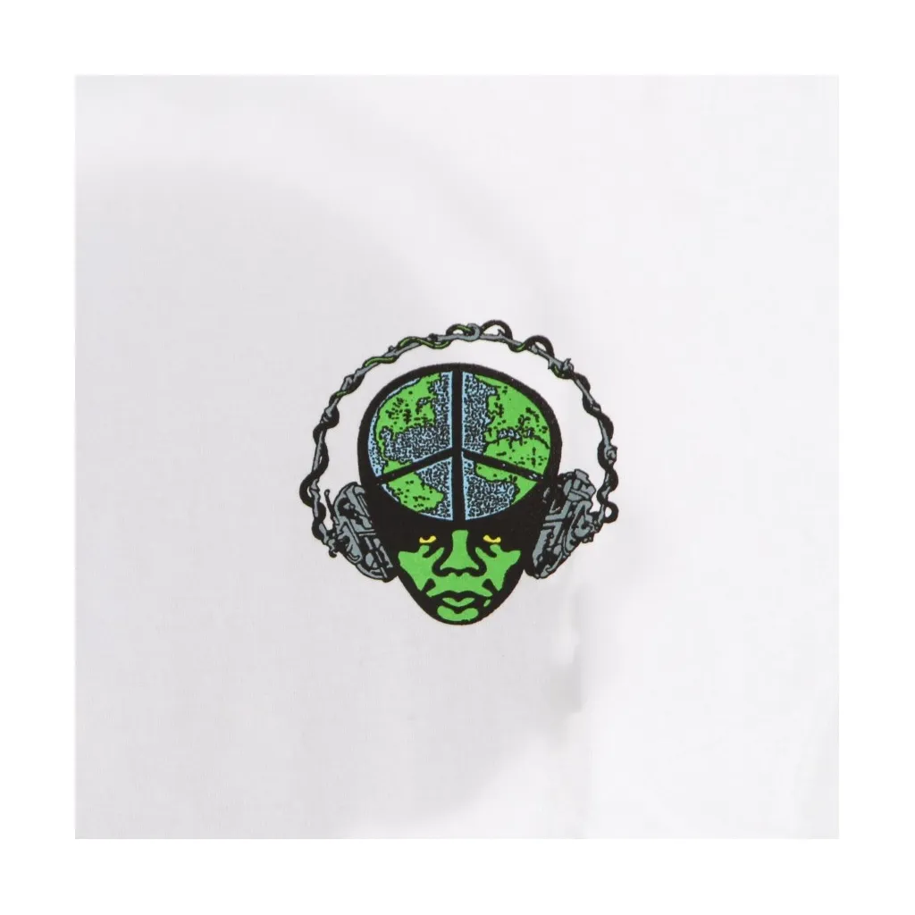 maglietta uomo world peace heavyweight tee WHITE