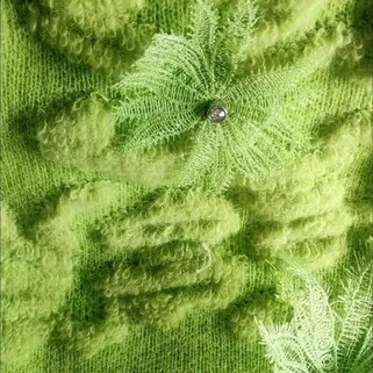 Maglione Joker retrò da donna casual all'uncinetto con perline floreali pullover allentato top da donna per il tempo libero all'