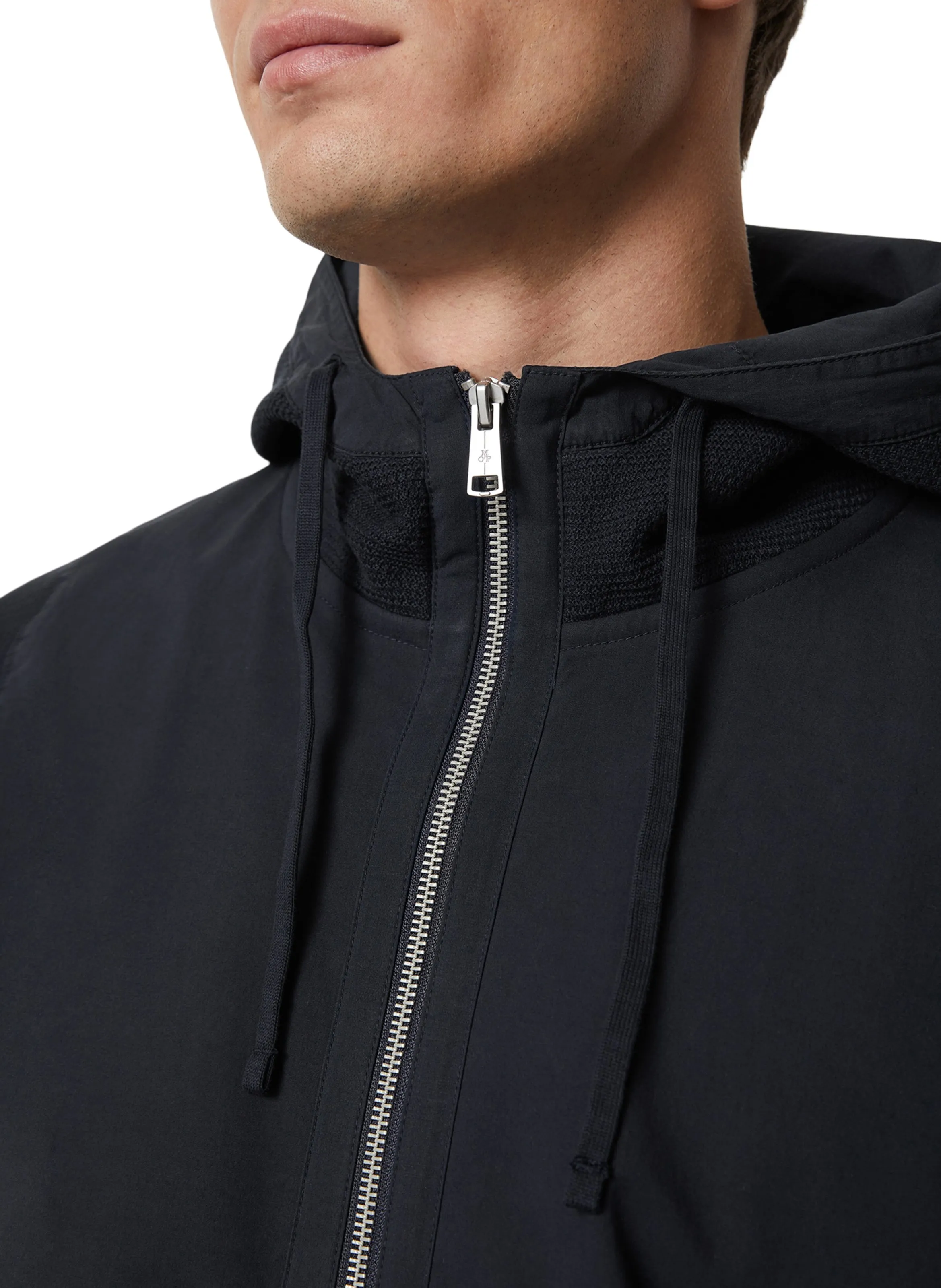  MARC O'POLO   Felpa con zip in cotone bio | Blu