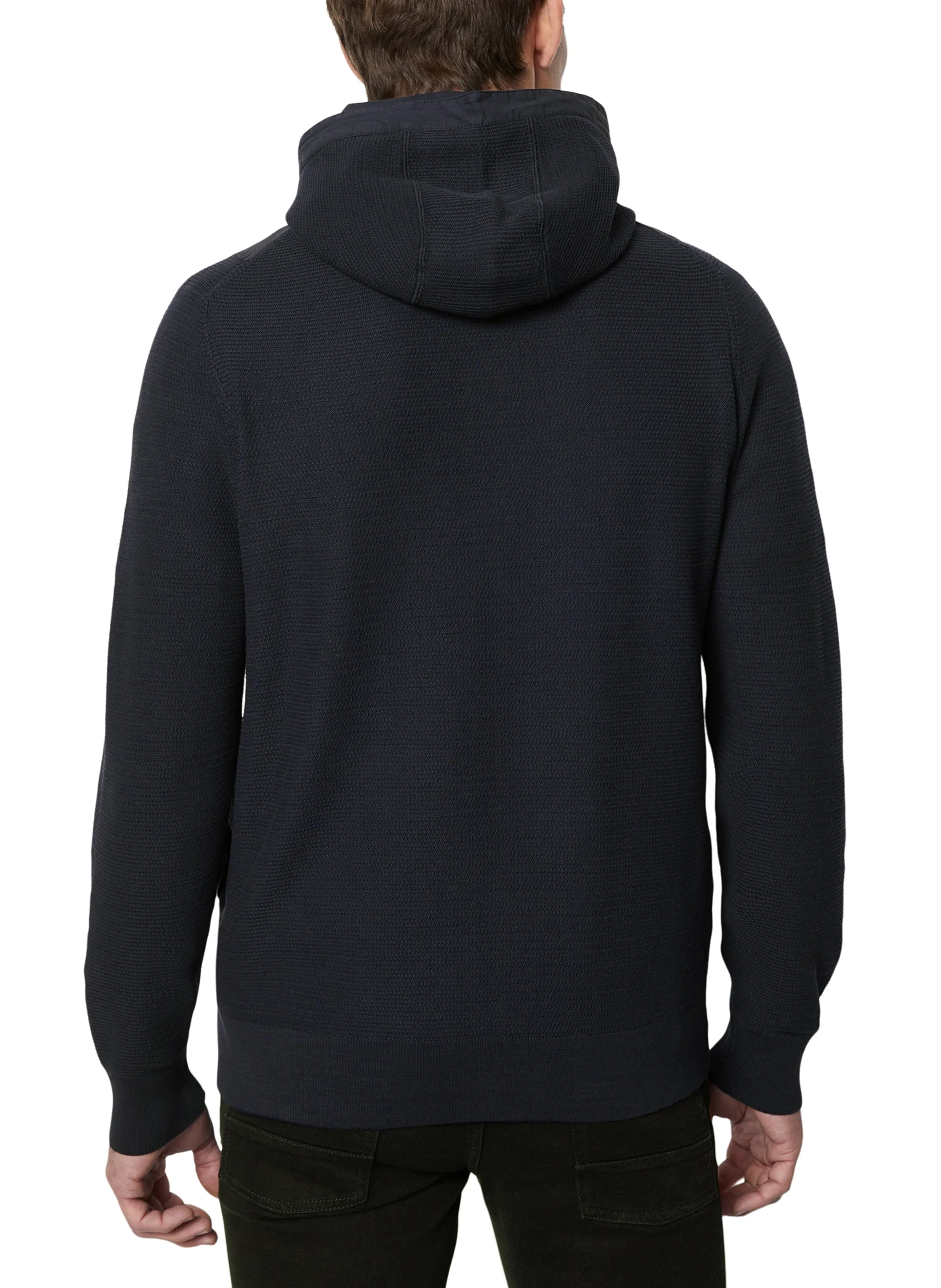  MARC O'POLO   Felpa con zip in cotone bio | Blu