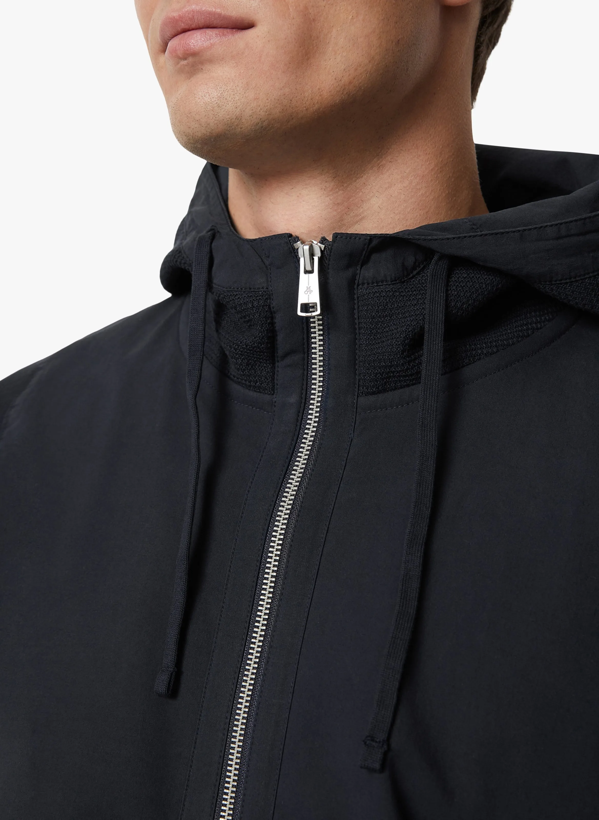  MARC O'POLO   Felpa con zip in cotone bio | Blu