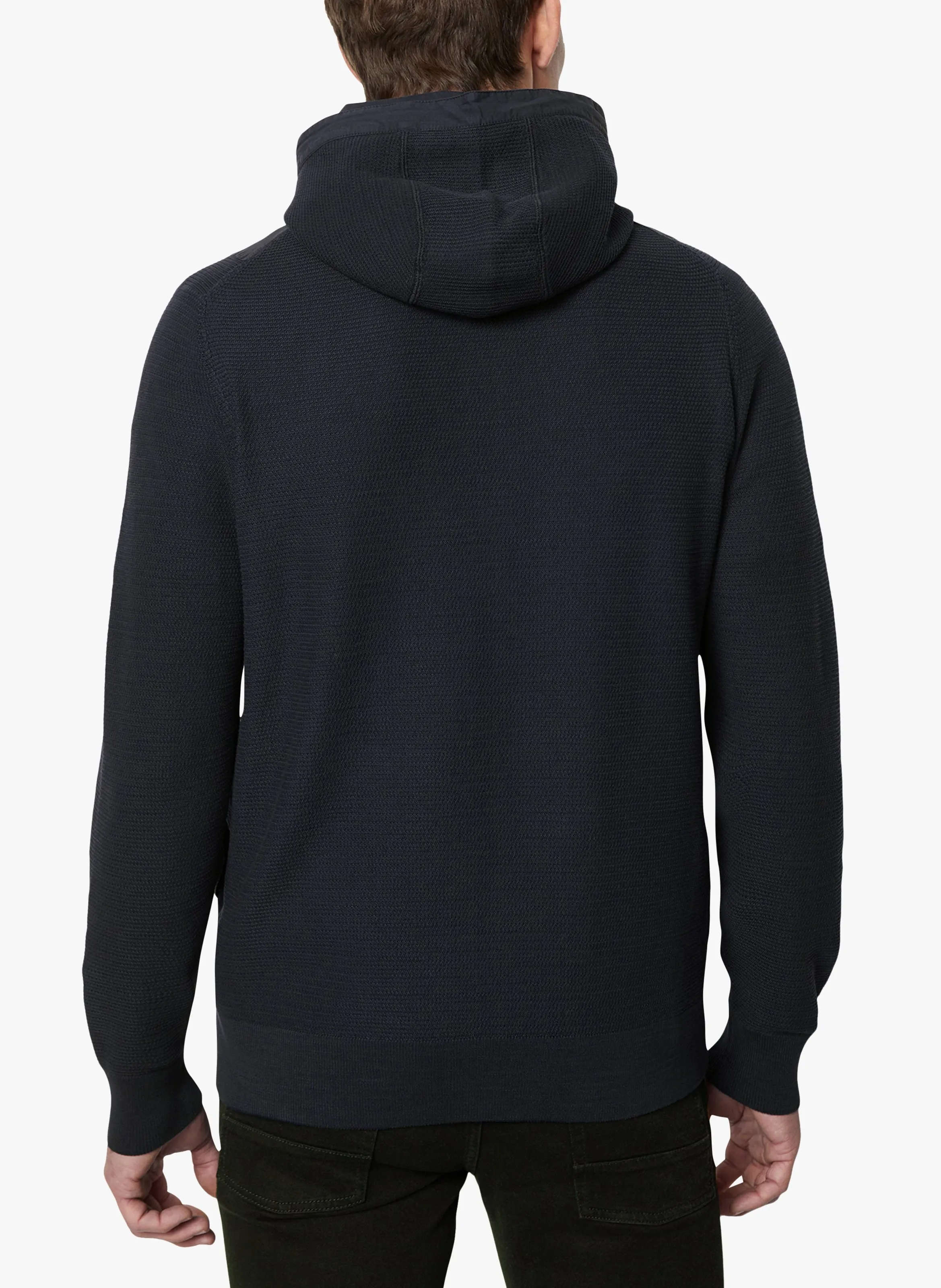  MARC O'POLO   Felpa con zip in cotone bio | Blu