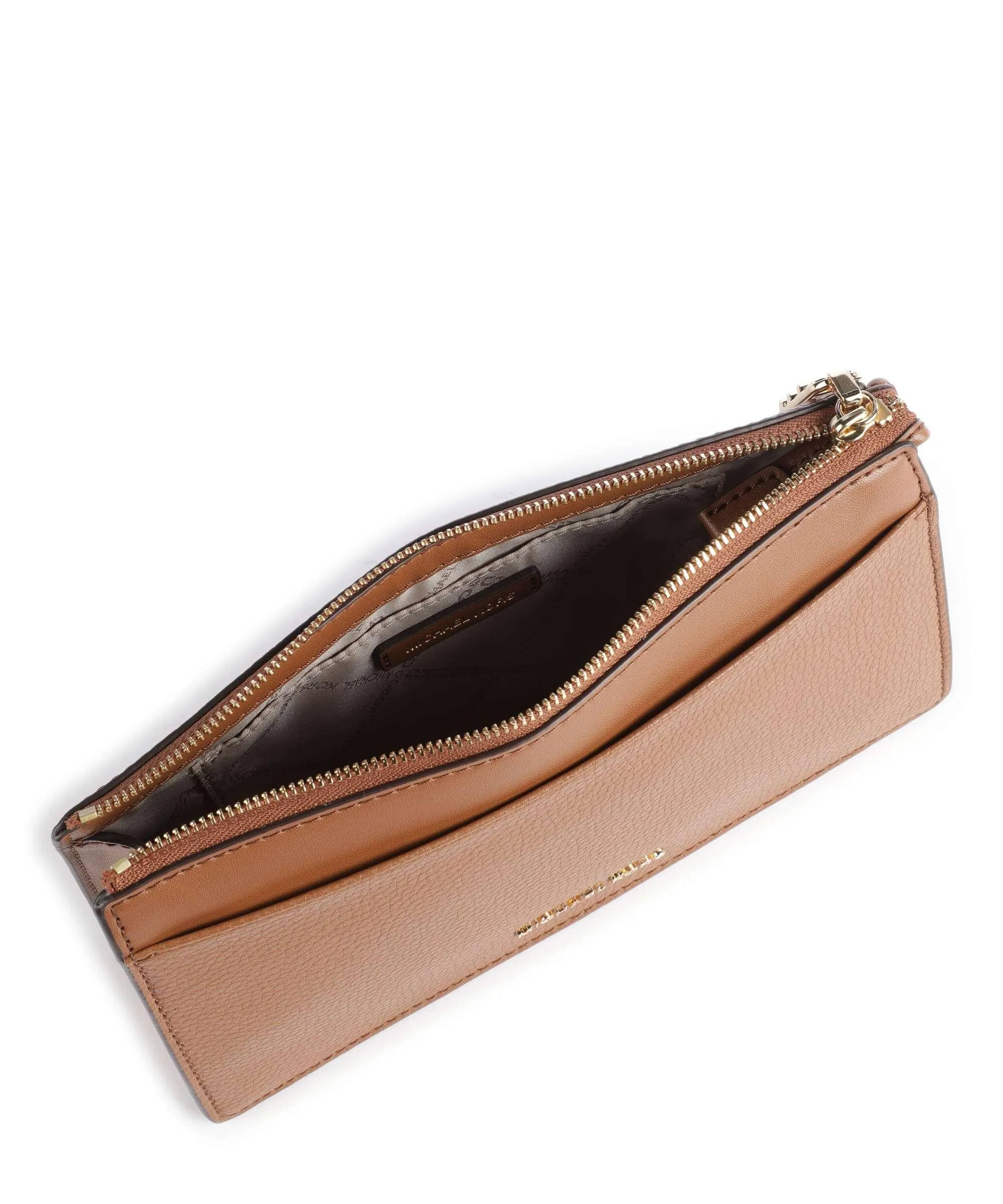  Michael Kors Empire Borsa a spalla pelle granulata marrone  