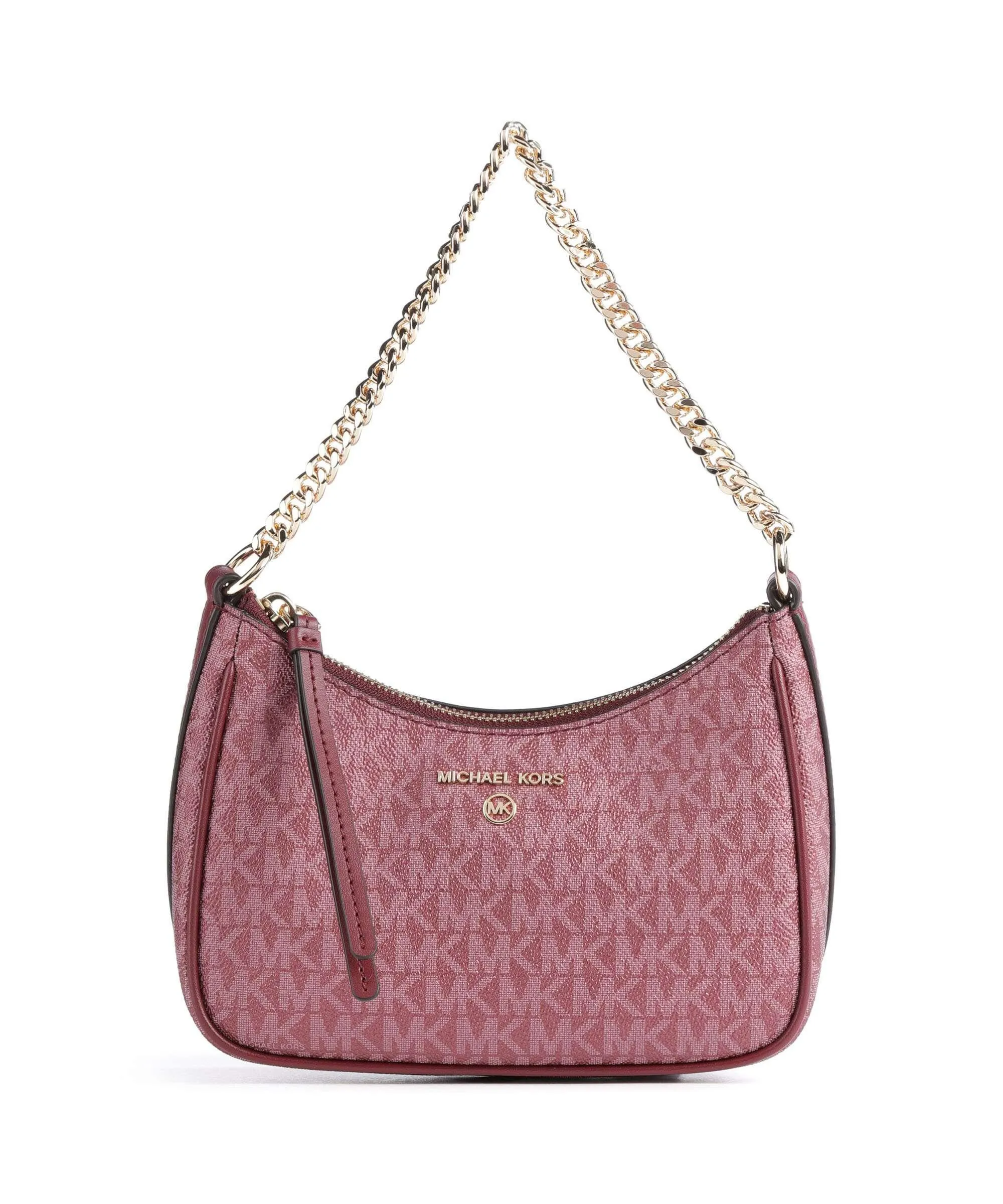  Michael Kors Jet Set Charm Borsa a spalla pelle granulata pink  