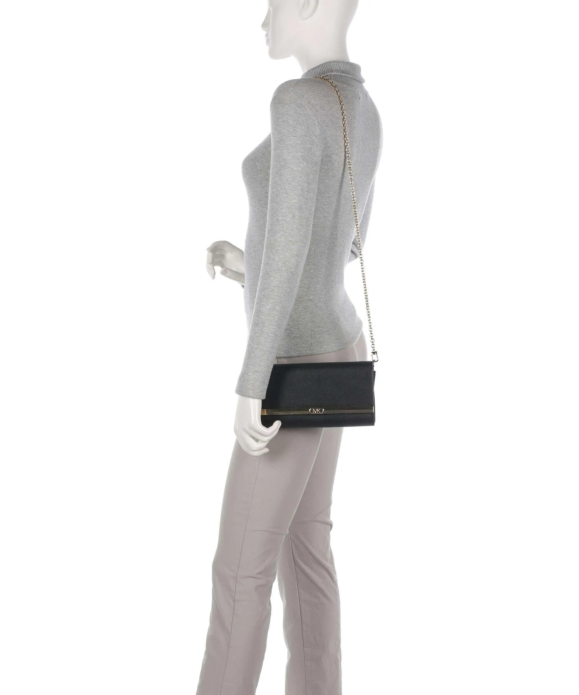  Michael Kors Mona Borsa a tracolla saffiano leather nero  