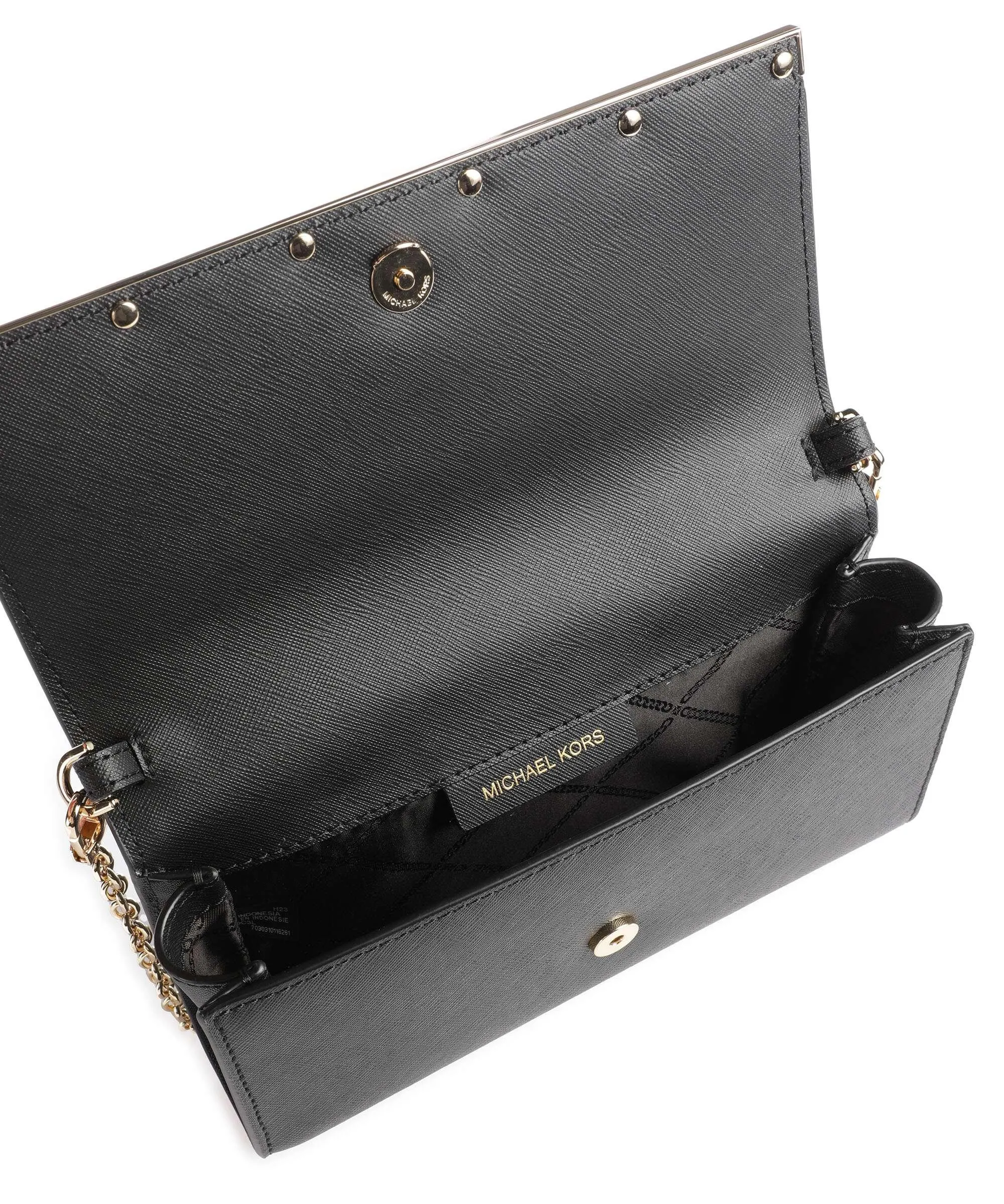  Michael Kors Mona Borsa a tracolla saffiano leather nero  