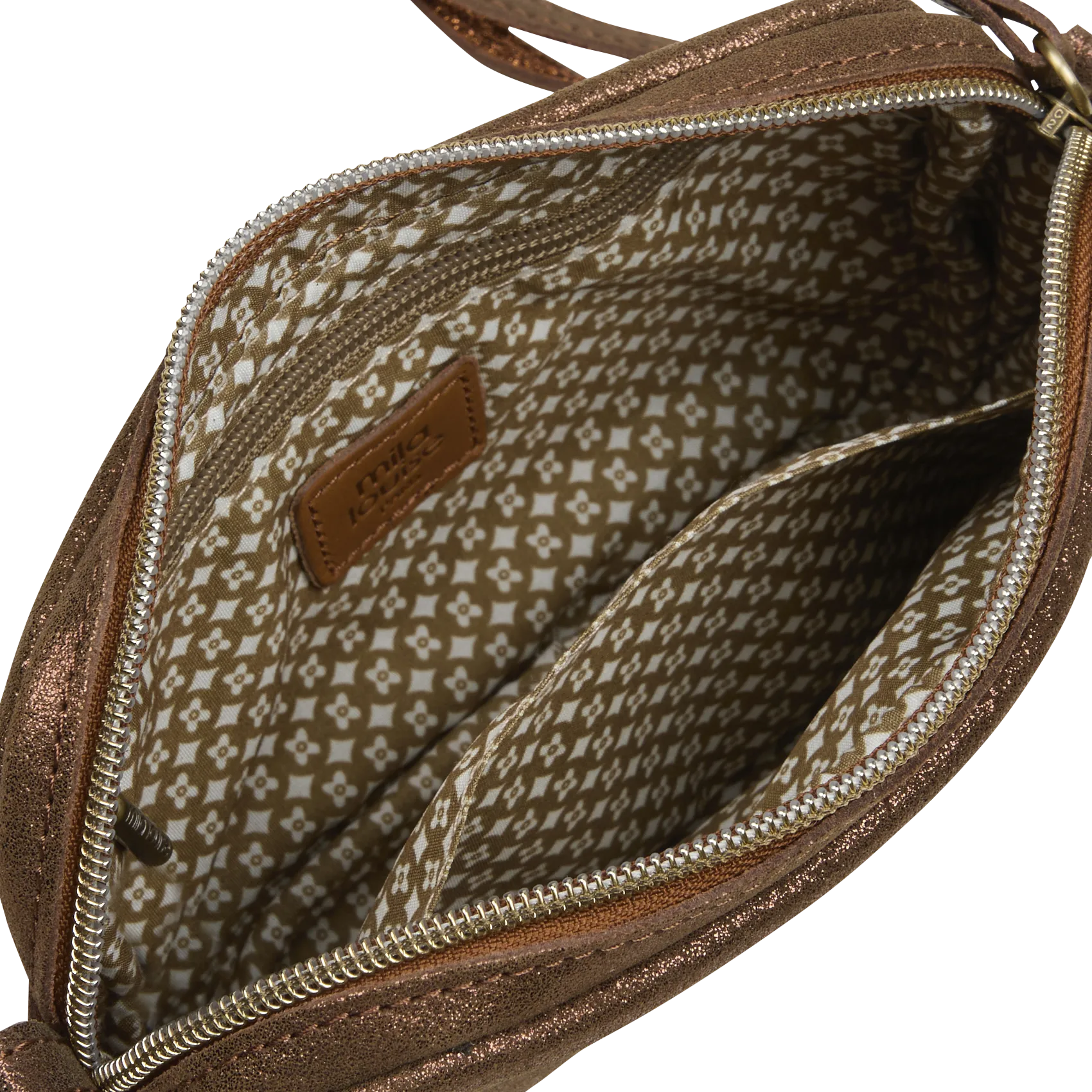  MILA LOUISE   TROTTY - Borsa a bandoliera in pelle | Marrone