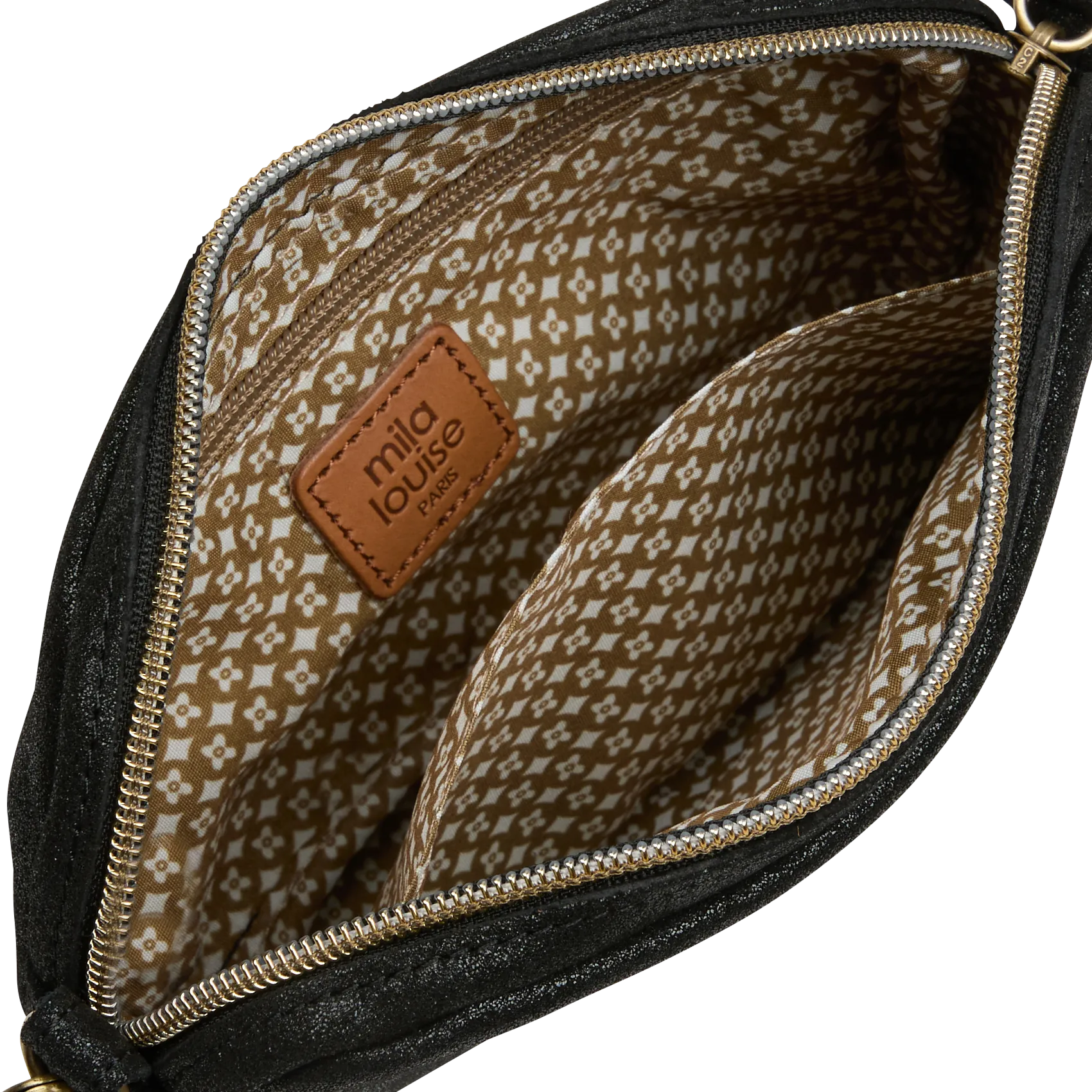  MILA LOUISE   TROTTY - Borsa a bandoliera in pelle | Nero