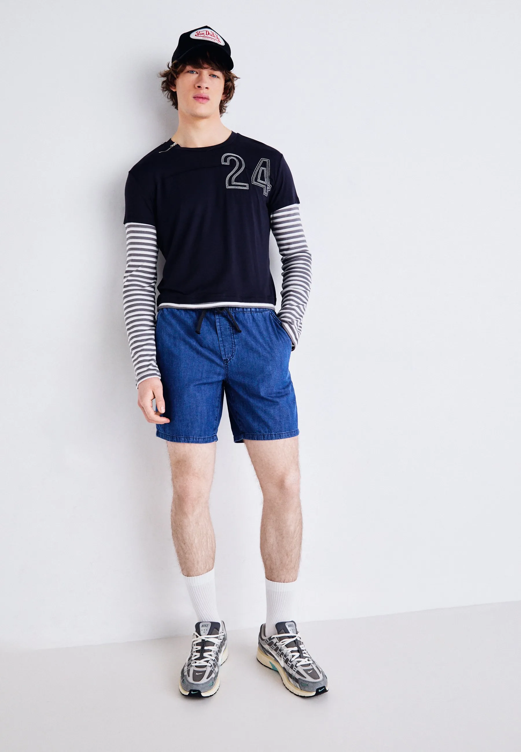 ONSDALLAS CROSSHATCH - Shorts di jeans