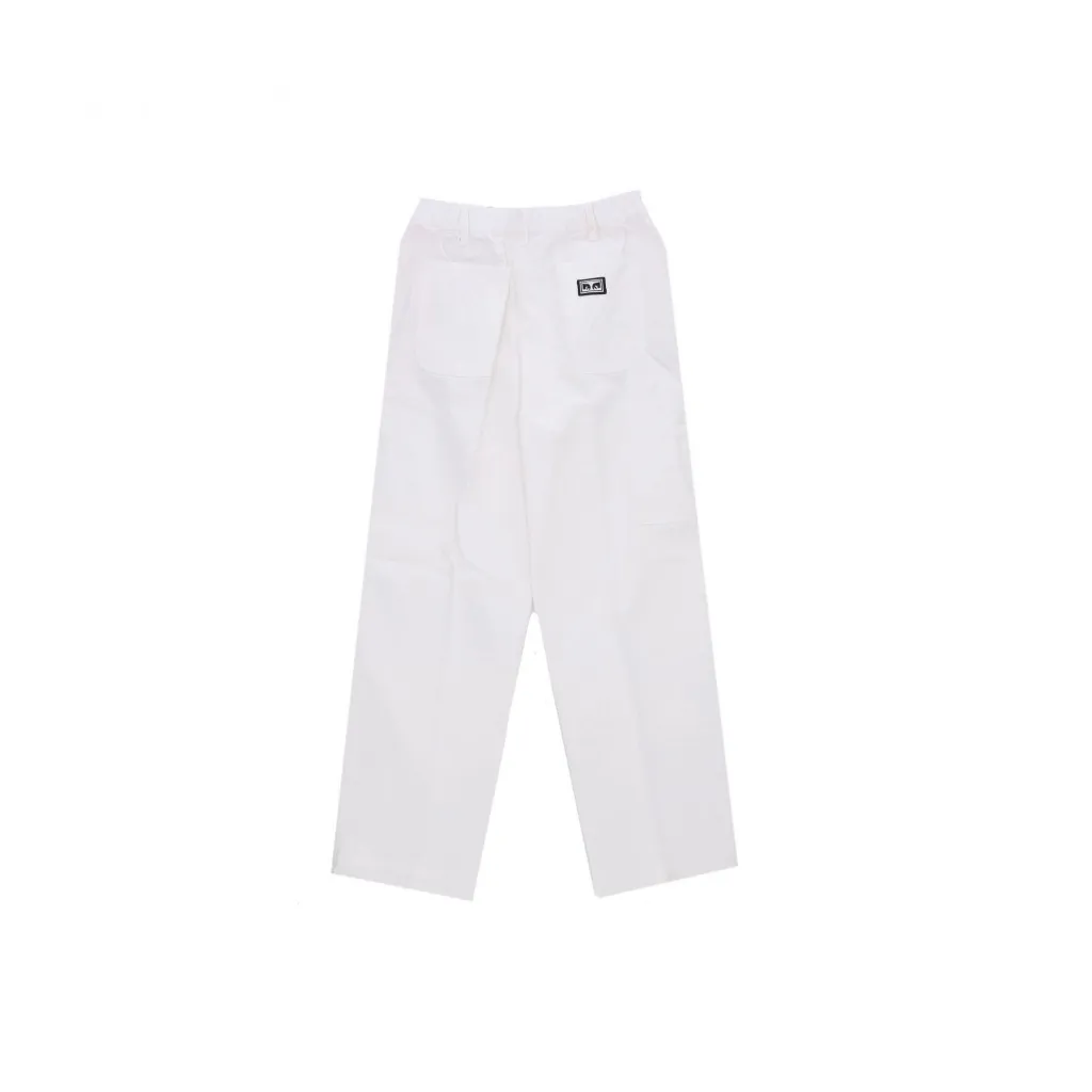 pantalone lungo donna brighton carpenter pant WHITE