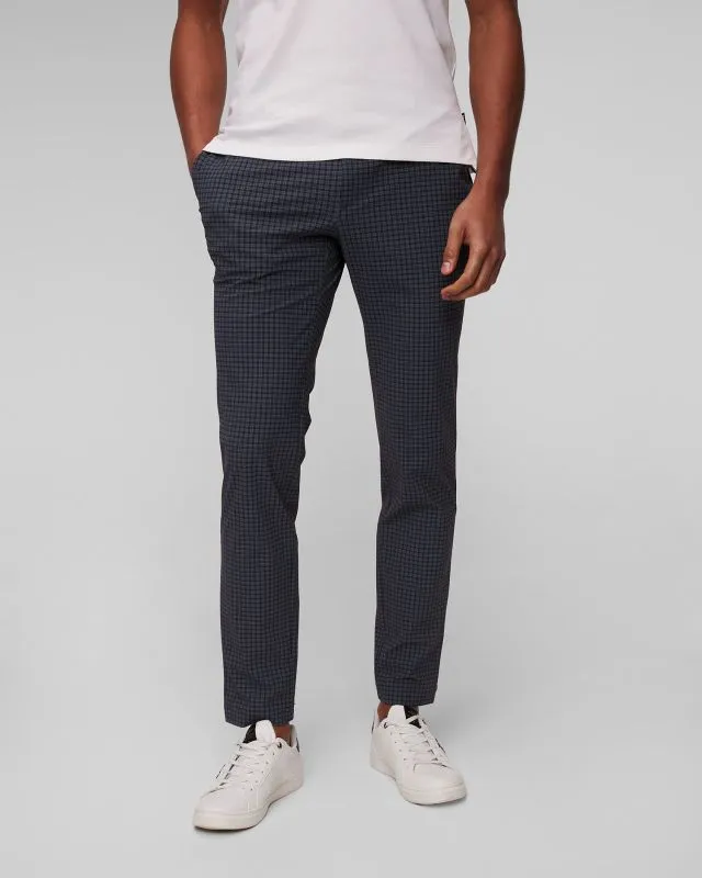 Pantaloni blu scuro da uomo Alberto Ian-Revolutional Check WR