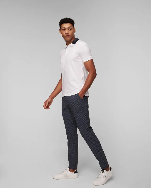 Pantaloni blu scuro da uomo Alberto Ian-Revolutional Check WR