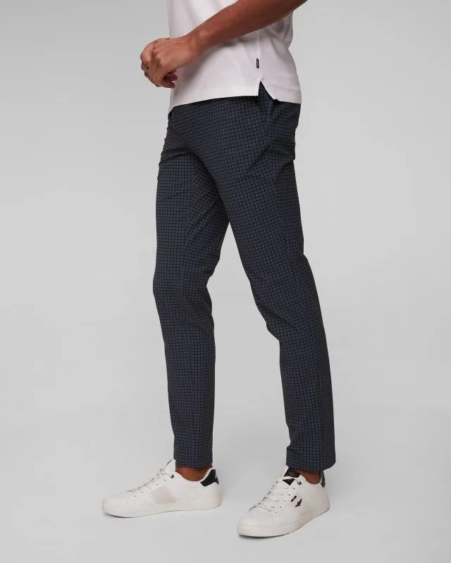 Pantaloni blu scuro da uomo Alberto Ian-Revolutional Check WR