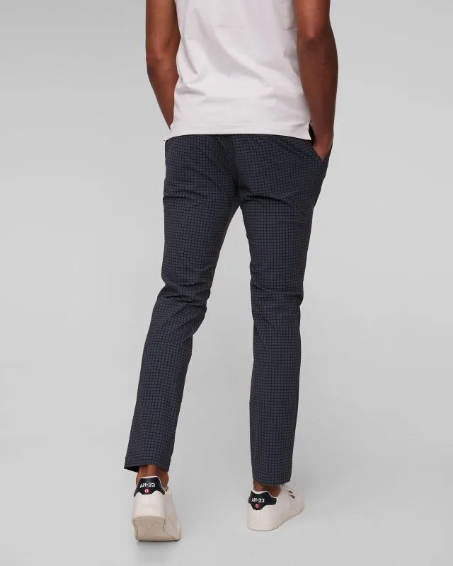 Pantaloni blu scuro da uomo Alberto Ian-Revolutional Check WR