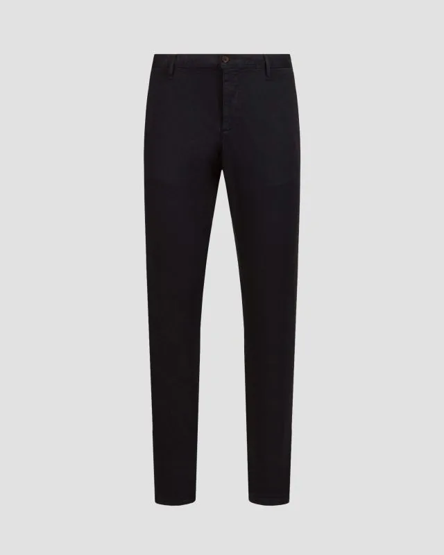 Pantaloni blu scuro da uomo Alberto Rob-Coloured Denim