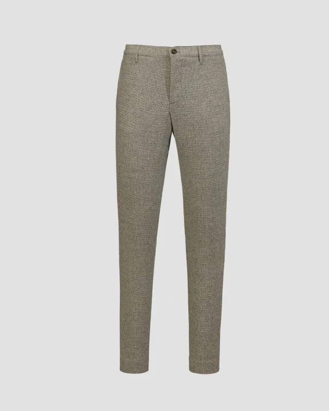 Pantaloni di lana da uomo Alberto Rob-Mini Oxford