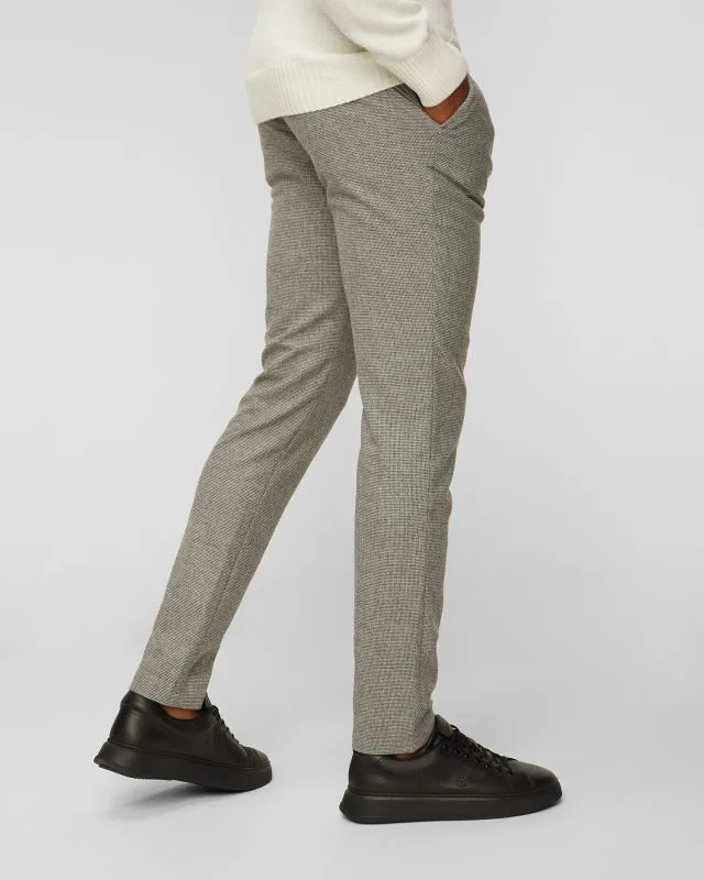 Pantaloni di lana da uomo Alberto Rob-Mini Oxford