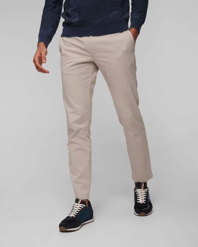 Pantaloni grigi da uomo Alberto Rob-Superstretch Broken Twill
