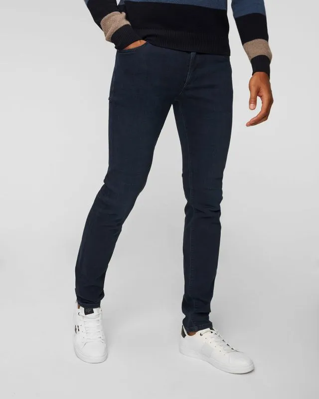 Pantaloni jeans da uomo Alberto Slim-Super Stretch Dual FX Denim