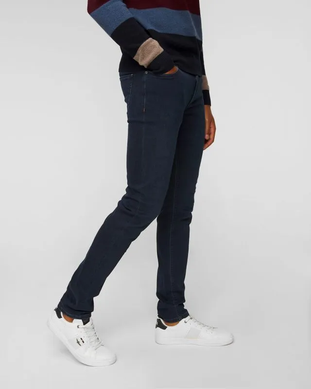 Pantaloni jeans da uomo Alberto Slim-Super Stretch Dual FX Denim
