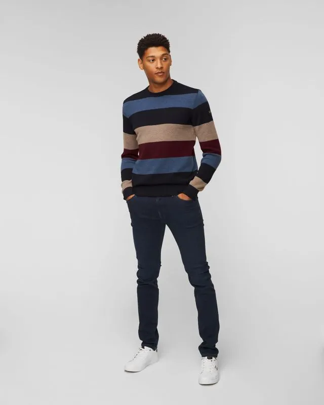 Pantaloni jeans da uomo Alberto Slim-Super Stretch Dual FX Denim