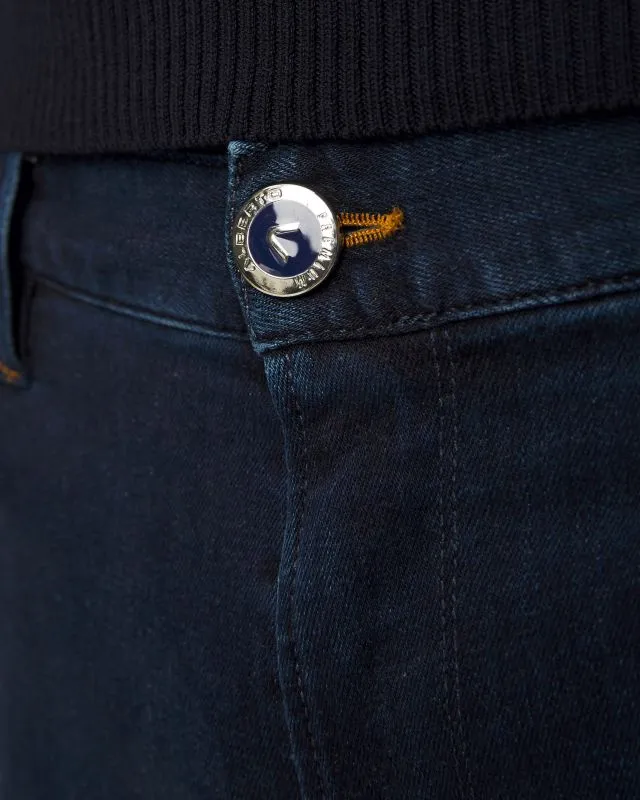 Pantaloni jeans da uomo Alberto Slim-Super Stretch Dual FX Denim