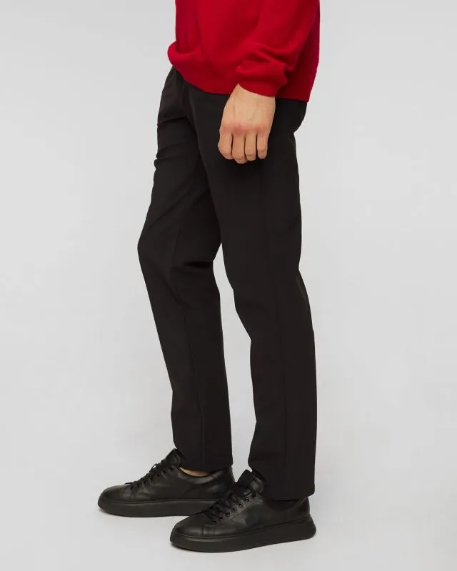 Pantaloni neri da uomo Alberto Rookie-Rain&Windfighter Jersey