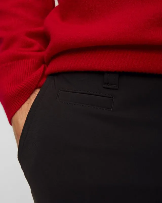 Pantaloni neri da uomo Alberto Rookie-Rain&Windfighter Jersey