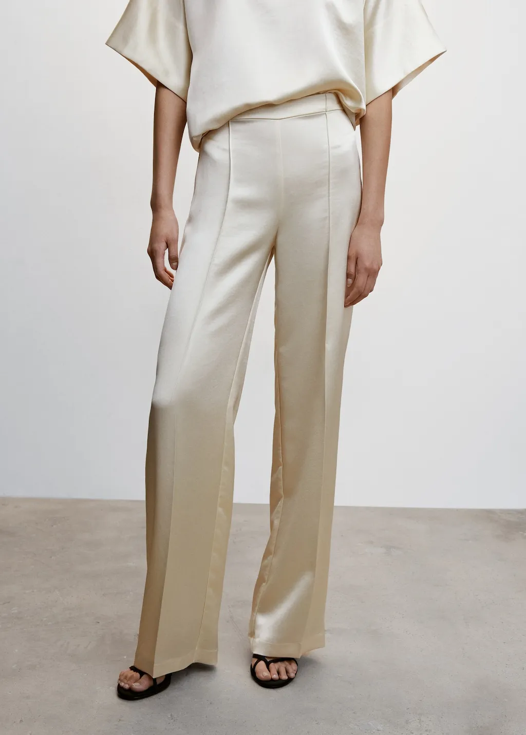Pantaloni satinati