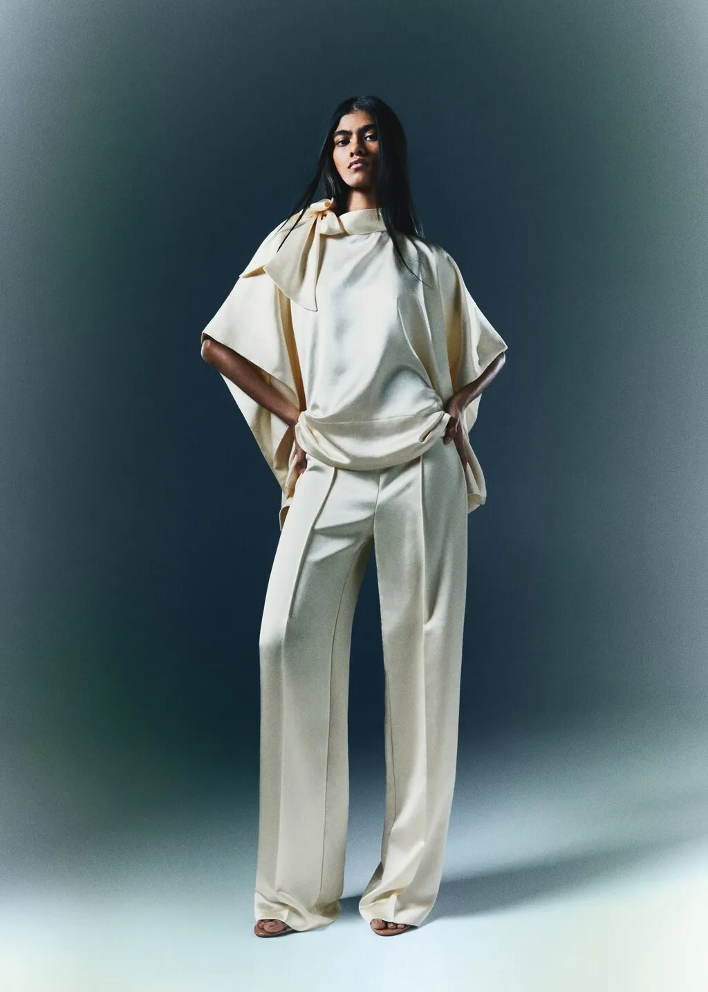 Pantaloni satinati