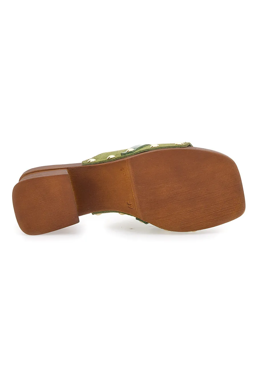   PITTARELLO LOVE Zoccoli Verdi Con Tacco 6,5 Cm Pittarello Love 15555
