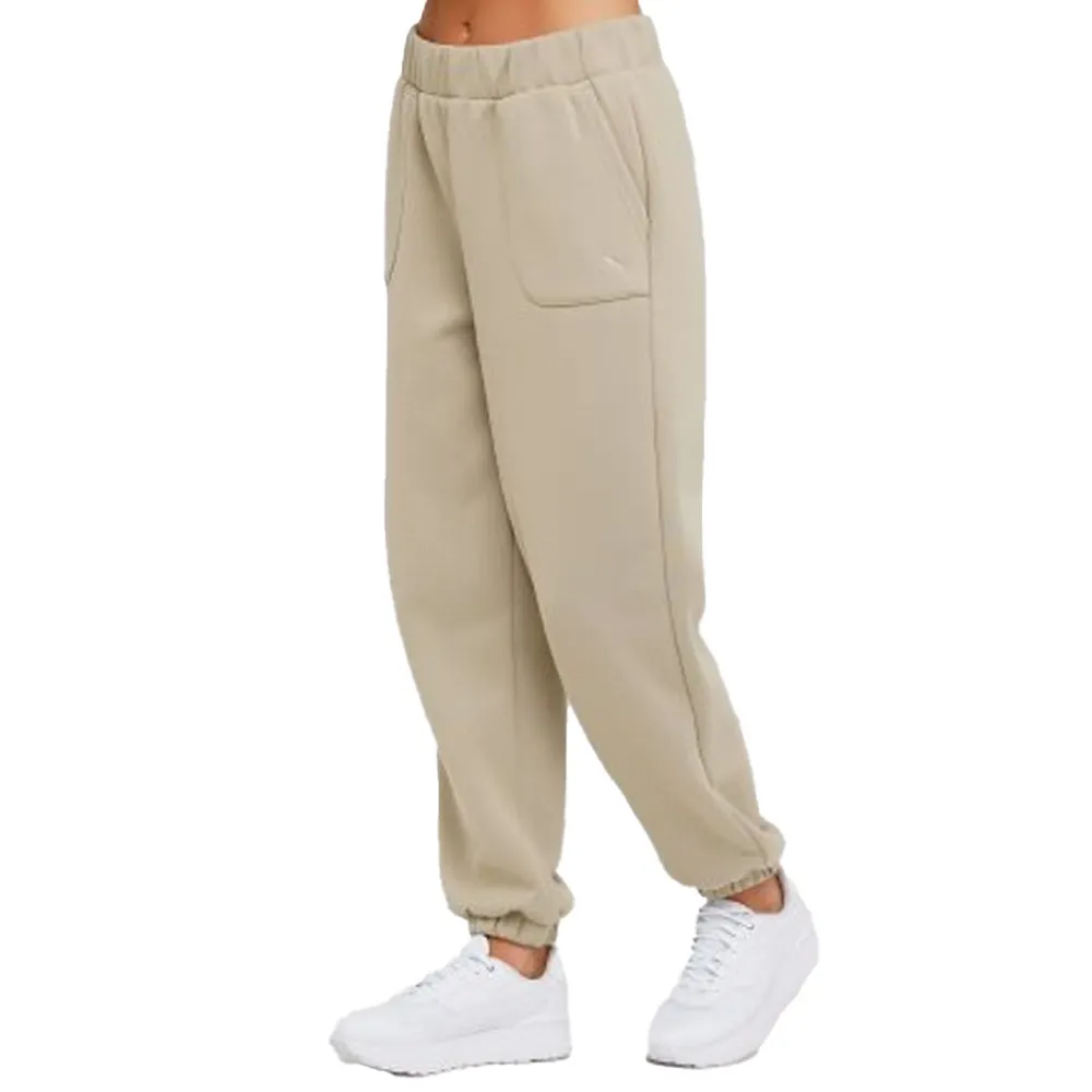 Puma Tuta Sportiva Crop Girocollo Beige Donna