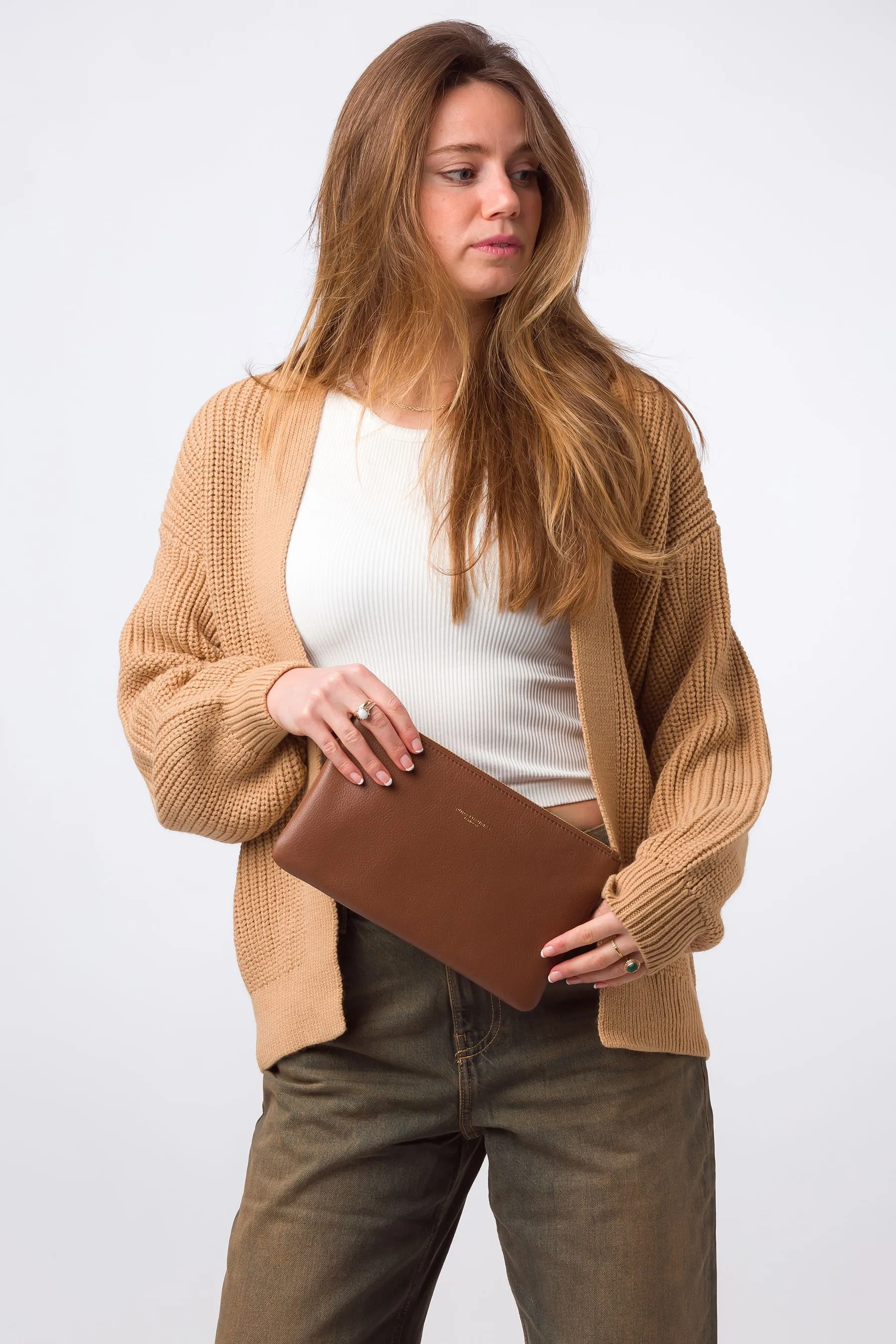 Pure Luxuries London Wilmslow - Borsa pochette in pelle nappa