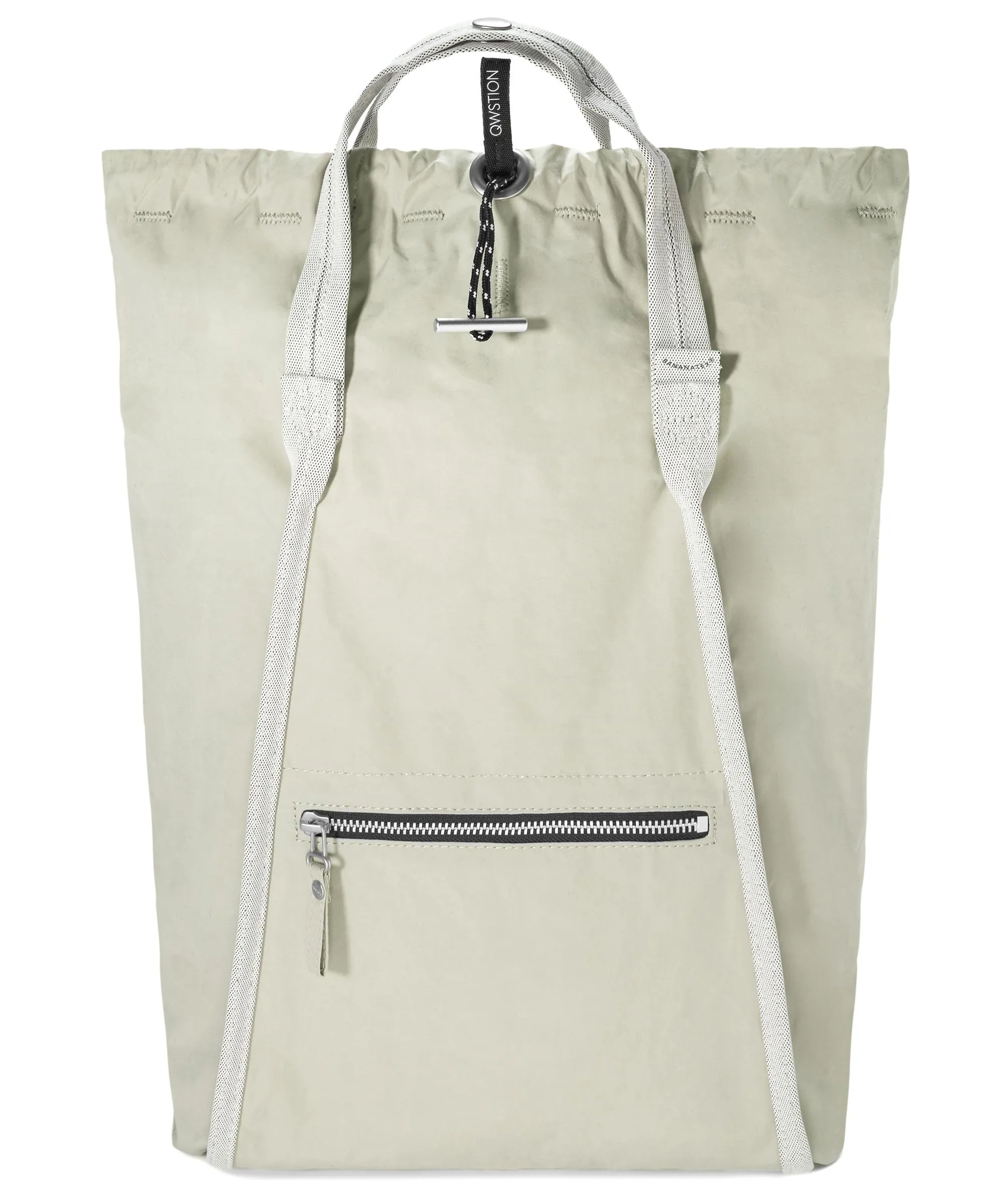  Qwstion Bananatex Medium Bucket Borsa a zainetto 16″ cotone biologico pietra  