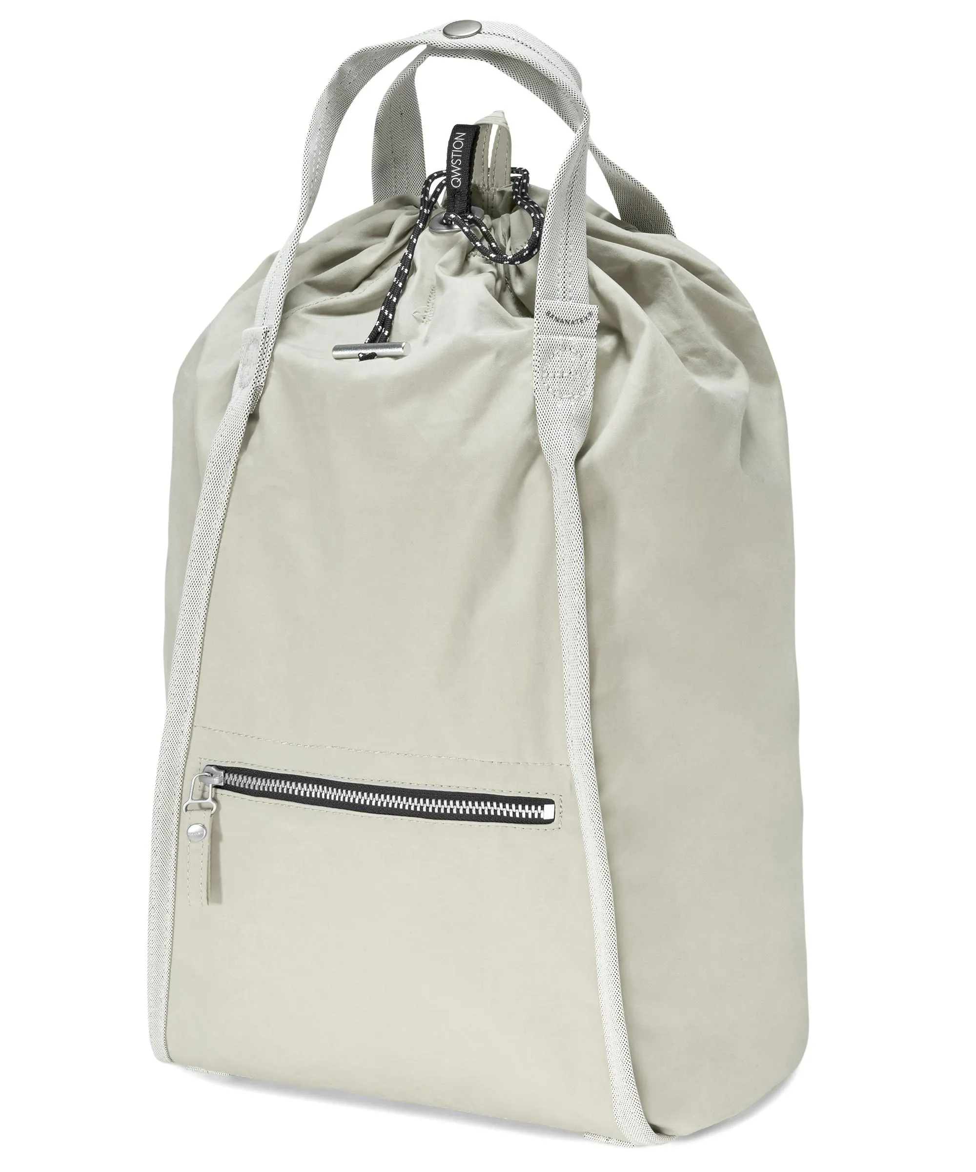  Qwstion Bananatex Medium Bucket Borsa a zainetto 16″ cotone biologico pietra  