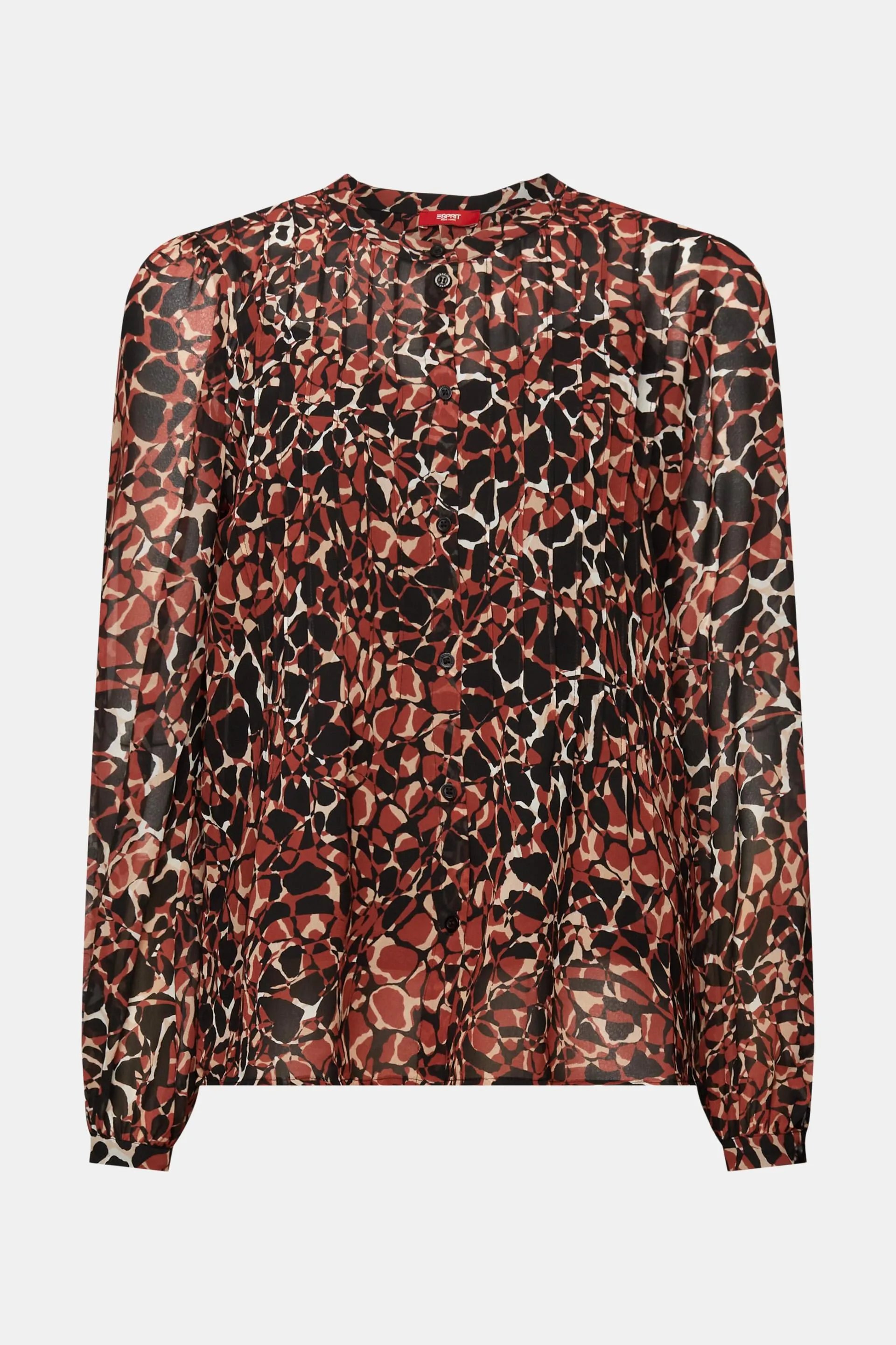 Riciclato: Blusa in chiffon a fantasia